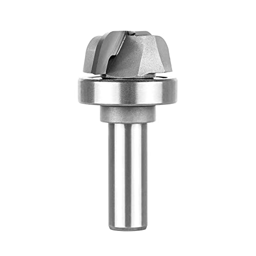 Spetool Bowl And Tray Template Router Bit With Bearing 1/2 Inch Shank 1-1/4 Inch Cutting Diameter,Carbide Cnc Router Bowl Bits Woodwroking Tool #TOP7