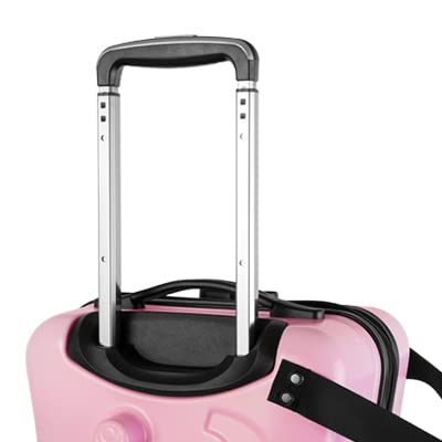 N-A Ao Wei La Ow Kids Ride-On Suitcase Carry-On Tollder Luggage With Wheels Suitcase To Kids Aged 1-6 Years Old (Pink, 20 Inch) #TOP6