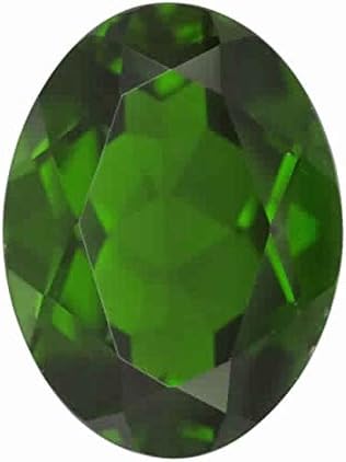 Instagem 0.18-0.20 Cts of 4x3 mm AA Oval Chrome Diopside (1 pc) Loose Gemstone image 2