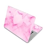 Laptop Skin Sticker Decal,12' 13' 13.3' 14' 15' 15.4' 15.6 inch Laptop Vinyl Skin Sticker Cover Art Protector Notebook PC (Free 2 Wrist Pad Included), Decorative Waterproof Removable (Pink Marble)