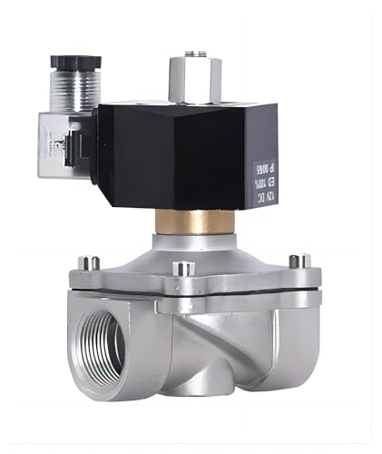 Électrovanne inox 3/8'' normalement ouverte avec LED de contrôle AC24V