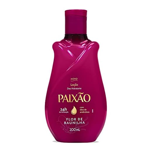 Paixão Loção Hidratante Flor De Baunilha Com Ação Desodorante 200Ml