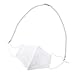 WEDDINGSTAR White Face Mask Holder Neck Strap with Glasses Adapters