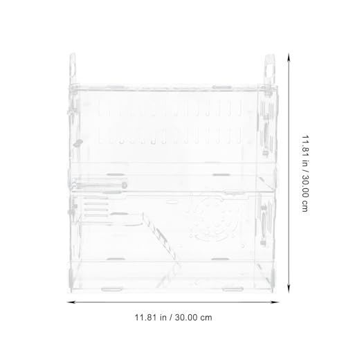 Cage pour hamster en acrylique pour éviter les projections - 3