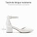Imagen de DREAM PAIRS Zapatos Tacón Ancho Mujer,Size 37