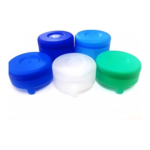 Image of Water Bottle Cap - 20 Liter | Plastic Virgin Cap for Water jar | Container | Can (200)