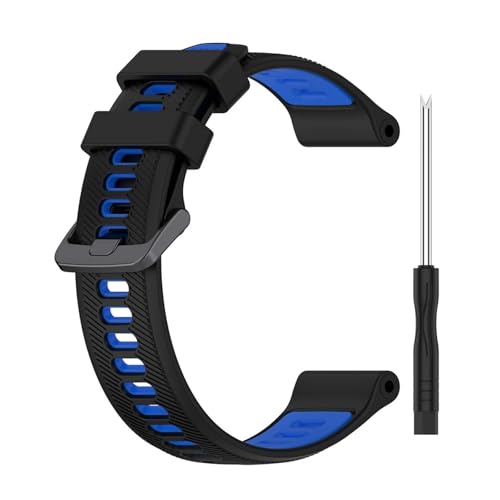 [�����ȓX] �ɓK��Garmin Fenix 7 Pro 6 5 Forerunner 965 955 Solar 945 935 745 �E�H�b�`�o���h �����p�V���R�����X�g�o���h �u���X���b�g�p�X�|�[�c�X�g���b�v(Black Blue)