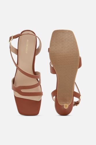 Image of Allen Solly Women's Ahscfrgbs01739 Heeled Sandal