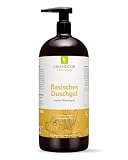 500ml Greendoor Basisches Duschgel Ingwer Zitronengras, biologisch abbaubar, Natur für Ihre Haut, Naturkosmetik ohne Silikon ohne Sulfate ohne Parabene, outdoor geeignet, all natural made in Germany