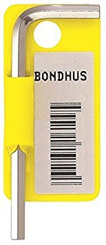 Clés mâles coudées Bondhus 16214 hexagonale 3/8 pouce bras court avec finition Briteguard