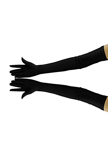Ensnovo Children Girls' Boys Over Elbow Long Spandex Opera Gloves 5-18Y2