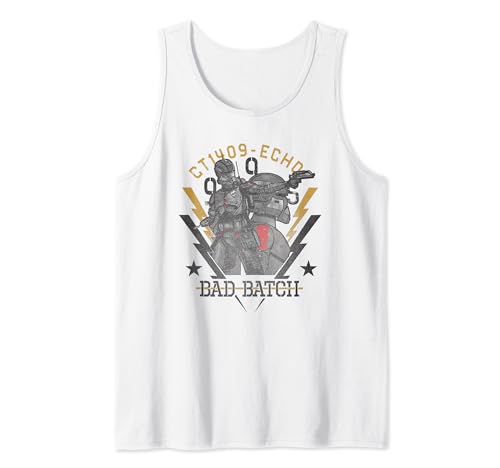 Star Wars CT1409 Echo Tank Top The Bad Batch t-shirt sans manches