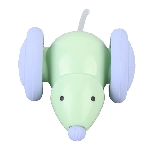Aumotop Juguete para Gatos con Movimiento Automático, Juguete Eléctrico Emocionante para Mascotas, Rata, Juegos en Interiores, Material de Silicona ABS
