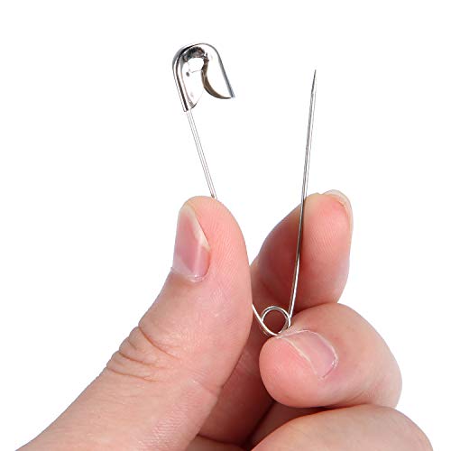 Officepal 200-Piece Safety Pins, Size 4, 2.17 inch/ 55mm, Durable - Image 3