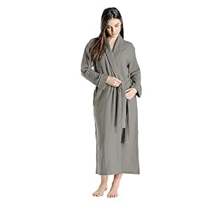 Cashmere Boutique 100% Pure Cashmere Robes for Women – Long, Lightweight, Soft Plush, Winter Warm, and Cozy Women Bathrobe