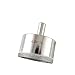 New Lon0167 45mm Dia Featured Silver Tone Glass reliable efficacy Hole Saw Drilling Tool(id:d83 f3 5b d75)