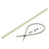 Komplettpaket: Das Paket enthält einen 4 mm flexiblen Schaft, ein Kupferrohr, ein Kunststoffrohr, einen Edelstahl-Kugelkopf, einen Antriebshund und eine Dichtung. Alles, was Sie zum Zusammenbauen und Installieren des Flexkabels benötigen, ist im Lieferumfang enthalten, was Komfort und Benutzerfreundlichkeit gewährleistet.