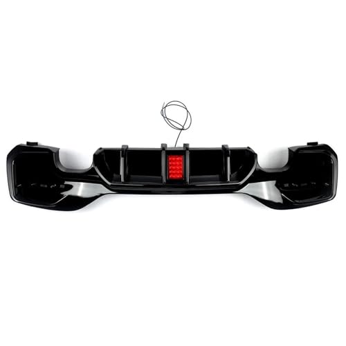 Diffuseur arrière F20 M Sport avec LED lèvre noire brillante