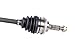 ODM SB-8-8523A Front Left or Right CV Axle Shaft Assembly for 2000-2004 Subaru Impreza Outback Legacy 2000-2002 Forester