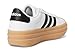adidas Unisex-Kid's VL Court Bold, White/Black/Wonder Beige, 4
