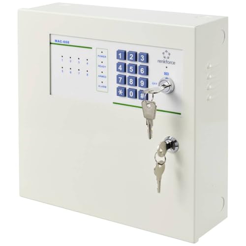 Centrale d'alarme Renkforce MAC-608 filaire 8 zones pour sécurité maison