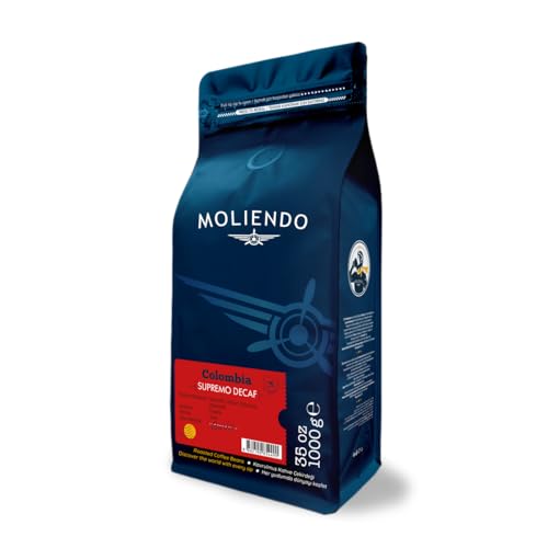 Colombia Supremo Decaf (Kafeinsiz) Yöresel Kahve (Çekirdek) 1000 g