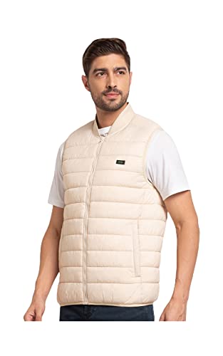 Image of Spykar Men's Polyester Solid Regular Jacket (MJK02BBSL094)