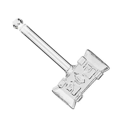 Holibanna Carafe à Boissons 3D en Verre Transparent 400ml Carafe à Whisky Originale Design Créatif Et Décoratif Utilisation Quotidienne Maison Bar