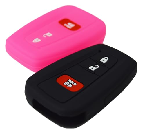 Coque de clé en silicone pour télécommande Toyota RAV4 Corolla et 4Runner - 3