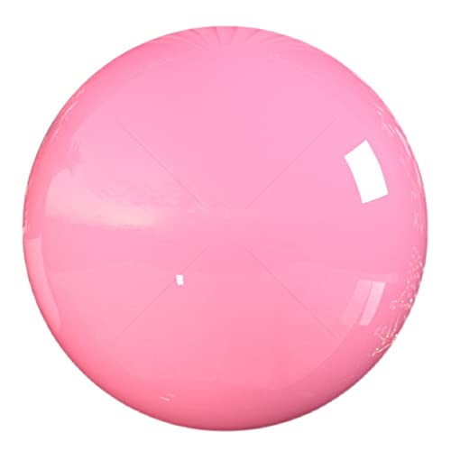Boule de Jardin Boule à miroir rose en acier inoxydable, décoration de fenêtre creuse, boule de regard polie et brillante pour miroir, centre commercial, plafond, boule de Noël, jardin, maison, 5 piè