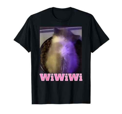 Divertente wiwiwi gatto meme virale gen z tendenza brainrot Maglietta