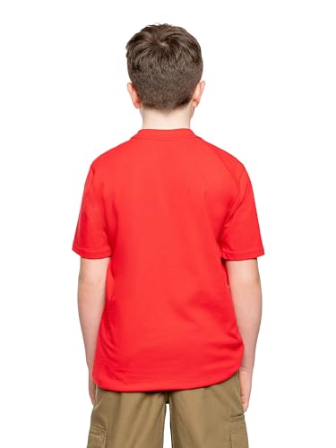 Youth UPF 30+ Breathable Dri-Balance Short Sleeve T-Shirt, with Built-in Bug Protection, Red, X-Small (5-6)2