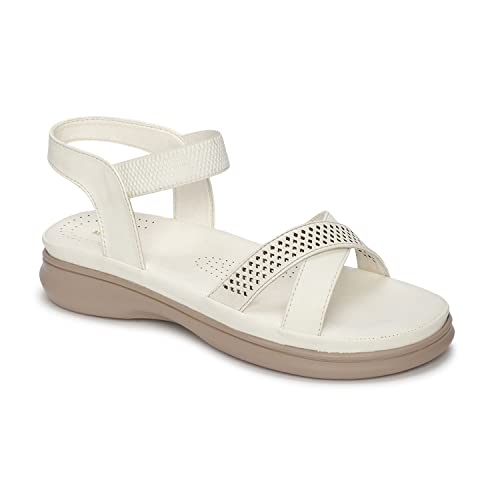 Image of Marc Loire Women's Comfortable Slip on Casual Open Toe Flats Sandals