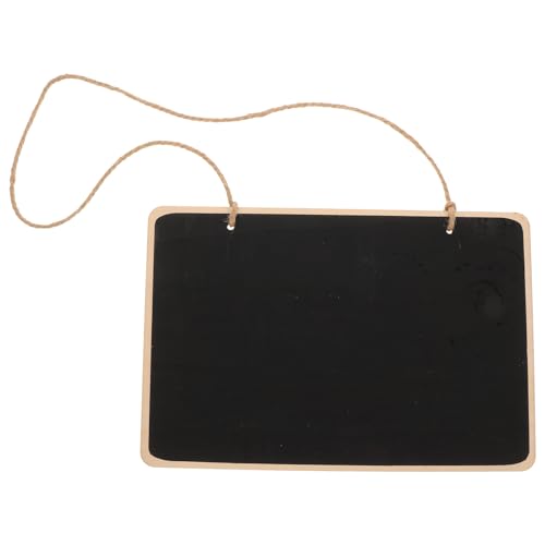 VALICLUD Pizarra Colgante de Madera Rectangular 30x20 Cm para Escribir y Borrar, Tablero de Notas Decorativo para Puerta y Oficina, Placa Creativa Pequeña para Mensajes DIY