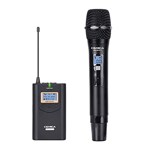 Microphone sans fil UHF à main CVM-WM100H HUIOP avec récepteur longue portée