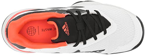 Adidas Barricade Tennis Shoe, White/Core Black/Solar Red, 6 Us Unisex Big Kid #TOP4