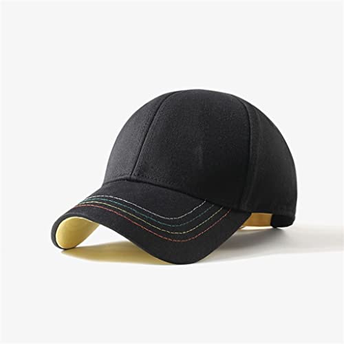 Casquette de baseball femmes visière de protection solaire noire