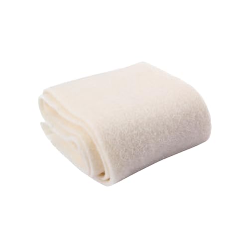 NULYLU ピアノマフラーフェルト ピアノの弱い音を感じた 用羊毛フェルト 白い