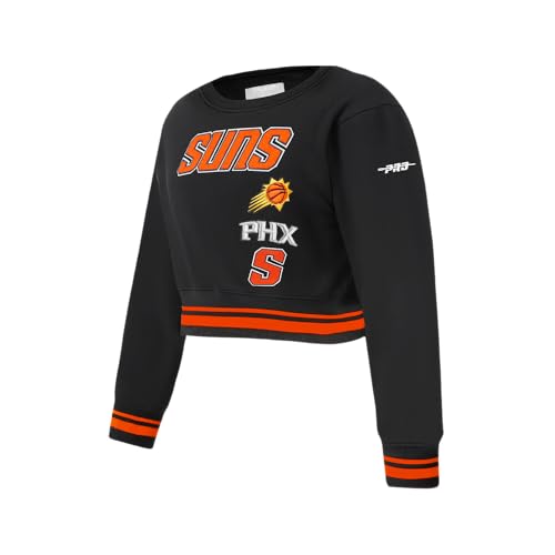 Image of Pro Standard Big Girls NBA Retro Classics Fleece Crewneck Sweatshirt
