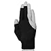 Predator Second Skin Billiard Glove for Left or Right Hand - Black w/Yellow Logo (Large/X-Large, for Left Hand (Right-Handed Player))