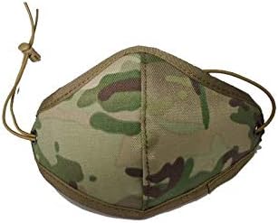 TCMAO Reusable Activated Dustproof Safety Tactical Face Cover Cordura Military Anti Cold Sports Airsoft Bicycle Mountain Riding Face Covering Shield