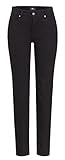 97% Baumwolle, 3% Elasthan MAC Melanie Pipe Damen Jeans Hose 0380l501290 D999, Farbe:D999 Black Black;Größe:W38/L32