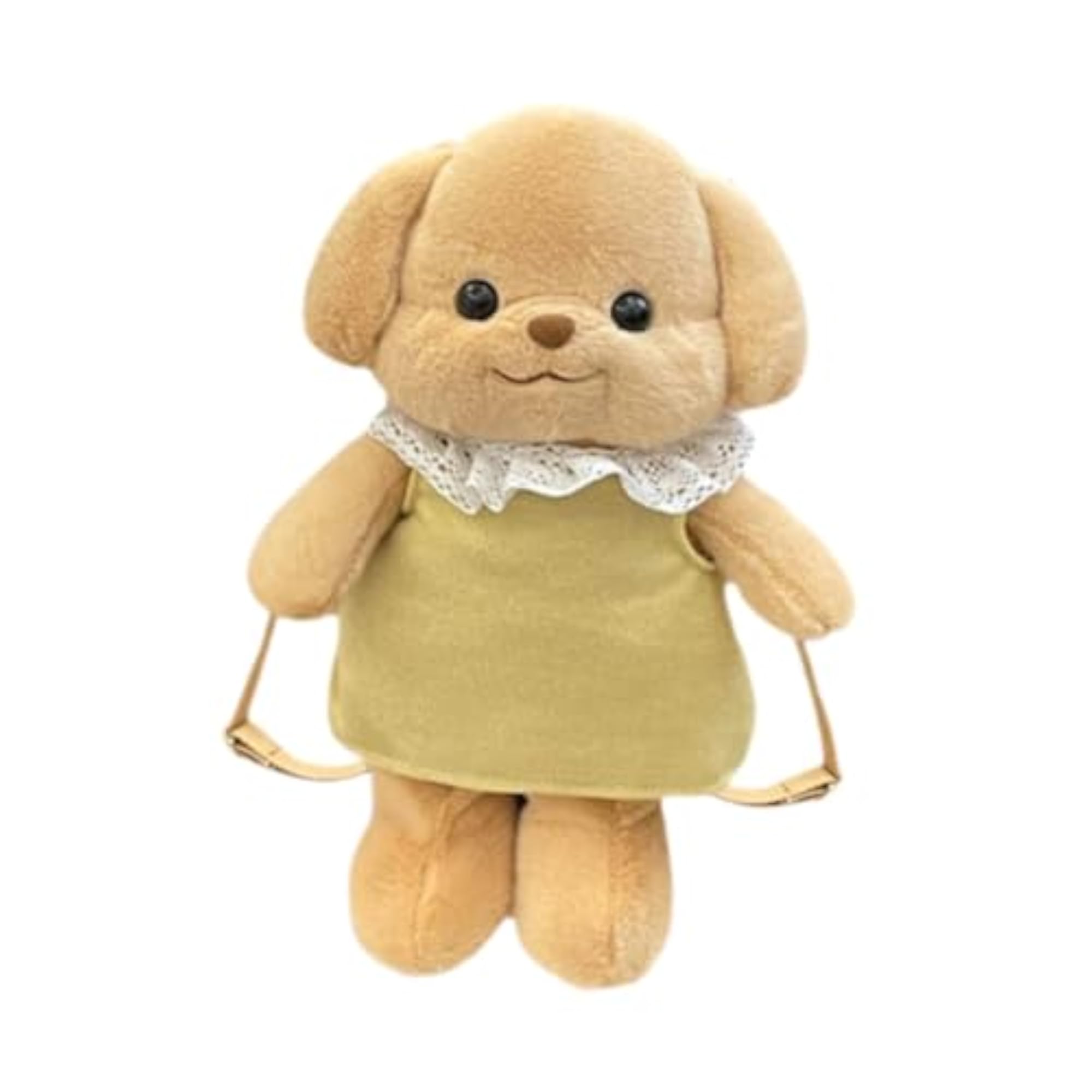 Plush Poodle Shoulder Bag for Outdoor Adventures