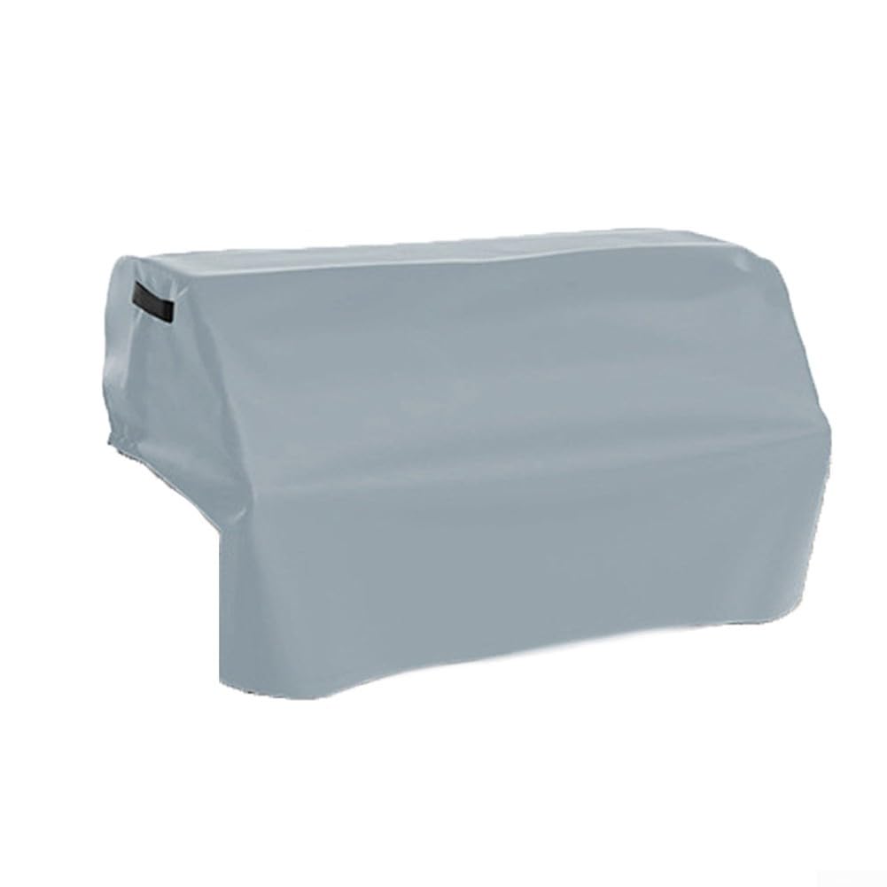 Premium 600D wodoodporny pokrowiec na grilla na zewnątrz z elastycznym obszyciem i kieszenią do przechowywania pasuje do wbudowanych grillów, kolor taupe 94 x 68,5 x 61 cm, ochrona