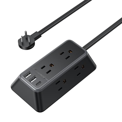 10' Ntonpower Power Strip w/ 6 Outlets & 3 USB Ports - image 1