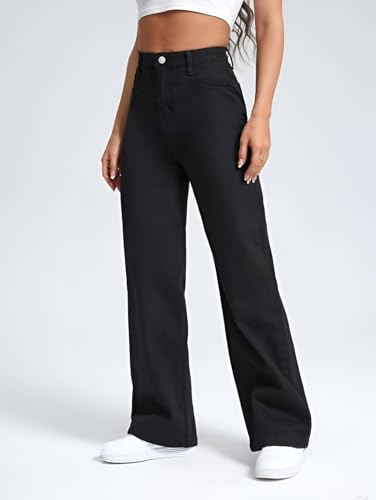 Image of Ben Martin Women High Rise High Waist Stretchable Baggy Oversized Loose Fit Casual Wear Denim Jeans