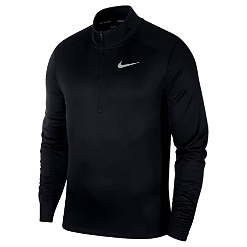 Nike Nk PACER Top Hz Long Sleeved T-Shirt - Black/(Reflective Silv) (C/O.), M