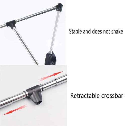 Tringle de penderie rétractable pour organiser les vêtements du placard - 4