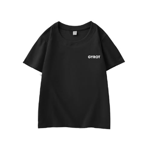 Kids T-Shirts Short Sleeve Cotton Plain Top Tees Boy & Girl Unisex Toddler Children