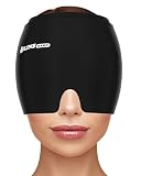 Migraine Relief Cap, Headache Relief Cap Headache Hat for Migraines 360° Form Fitting Head Gel Ice W